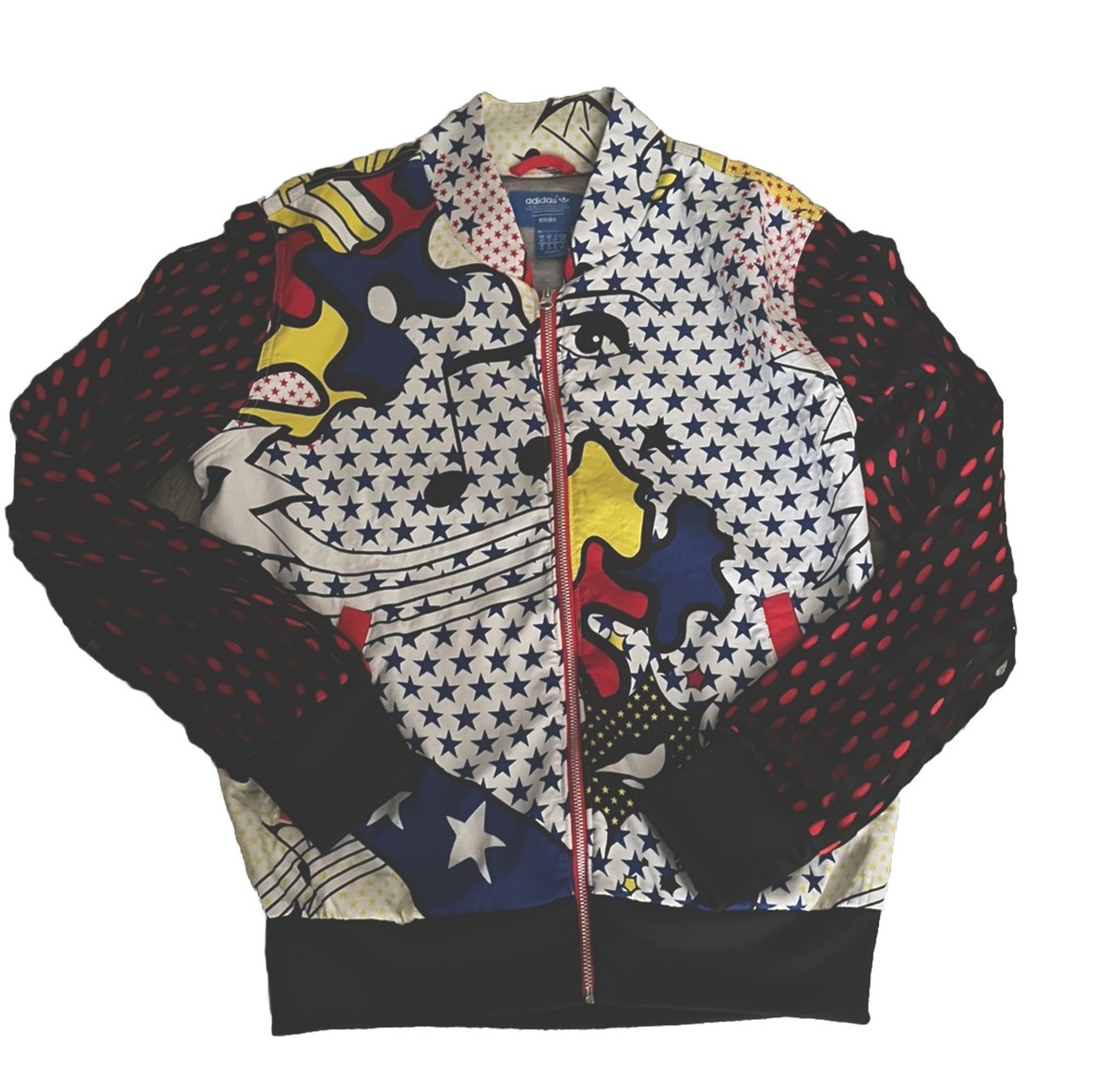 ADIDAS RITA ORA POW Hoodie Sweatshirt w/ zipper Allover