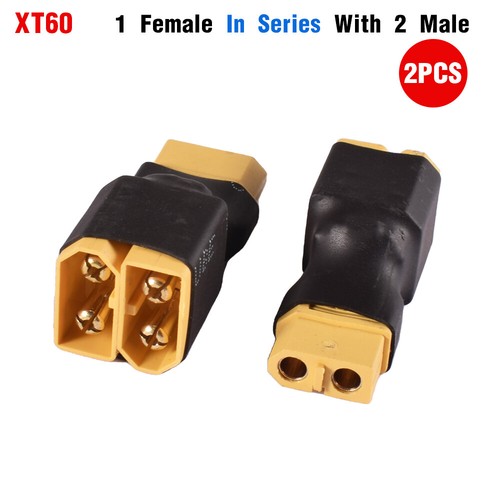 Enchufe de batería RC LiPo XT60 T serie paralela adaptador conectores hembra/macho - Imagen 27 de 39
