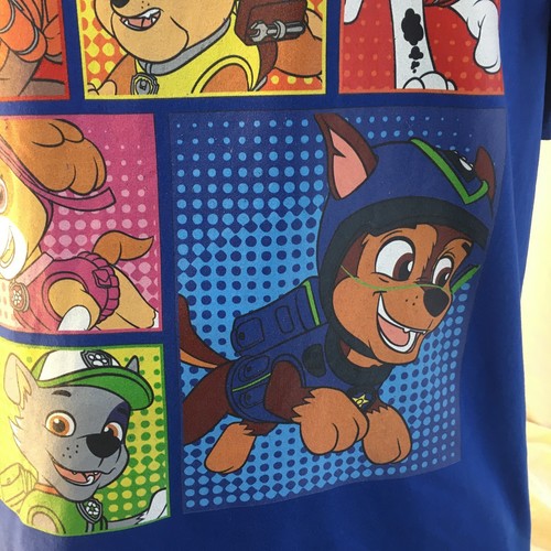 Paw Patrol Nickelodeon Adult Size Large T-Shirt Blue Port Company Fan Favorite - Picture 6 of 13