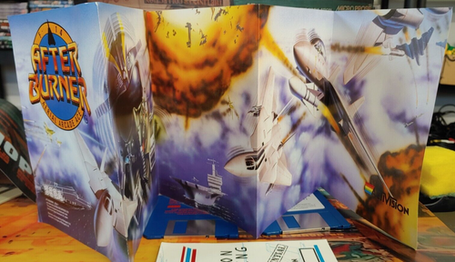 After Burner (Activision 1988) ATARI ST (2 Discs, Manual, Box, Poster) 16-bit - Picture 4 of 4