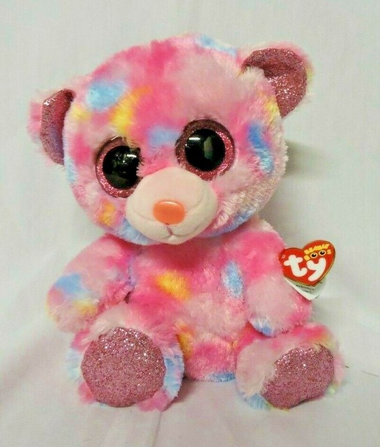 Ty Beanie Babies 36420 Boos Franky The Pink Bear Boo Buddy for sale