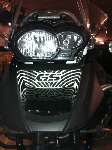 BMW R1200GS RADIATOR COVER GUARD OIL COOLER GRILL R 1200 GS OILCOOLER ÖLKÜHLER - Picture 5 of 10