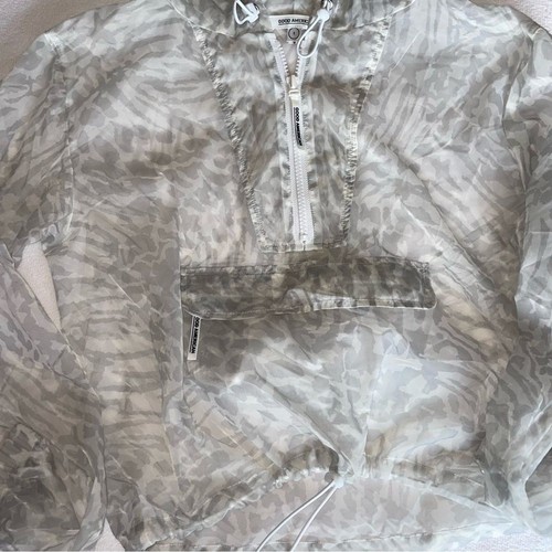 Good American Icy Leopard Packable Windbreaker NWT - Picture 7 of 10