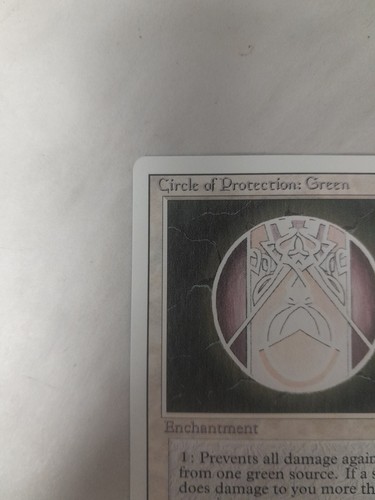 Circle Of Protection Green MTG Signed (#2) - Picture 2 of 10