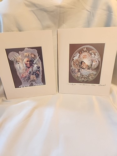 Carole Bourdo 2 Drucke Der Anfangsplatz / Reflexionen aus dem Westen signiert 8×10 - Bild 1 von 18