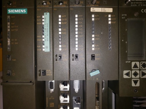 Siemens Simatic S7-400 Rack/PSU/CPU412/443-1 Adva/CPU 413-2DP/IBS S7 400 DSC/I-T - Bild 3 von 8