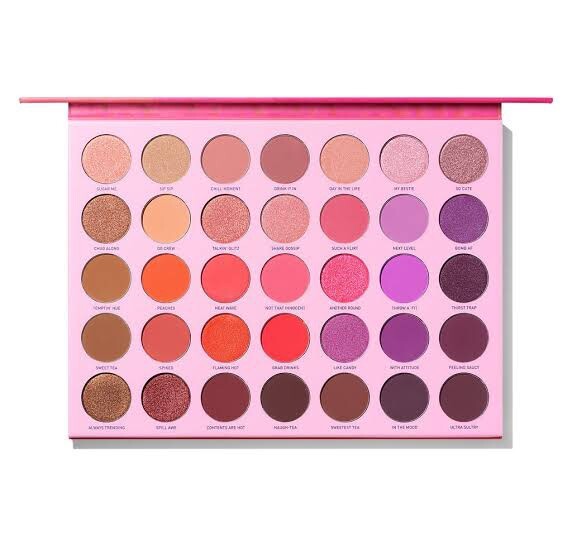 アイシャドウ MENARD Makeup Palette Color Artist Eyeshadow & Glitter 35 Color Palette – Glamierre