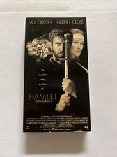1990 HAMLET Mel Gibson VHS Tape, COMPLETE/TESTED SEE PHOTOS VHS14 