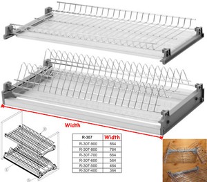 Dish Cutlery Plates Drainer//Holder Rack FOR MOUNTING INSIDE THE CABINET R-307