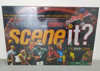 Sports ESPN Scene It? DVD Trivia Board Game NEW SEALED 2+ Players Age 13+