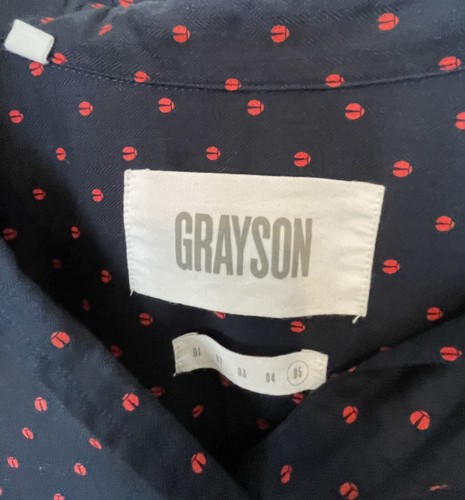 GRAYSON The Hero Shirt Ladybug Print Frank & Eileen EUC!! Size 05 Lyocell - Picture 3 of 5