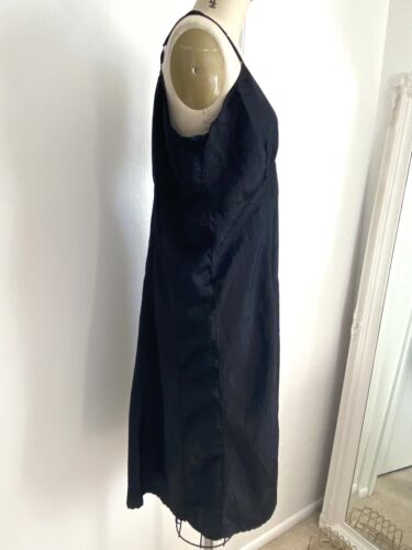 Vintage 1950s 50's Mode O Day Black Slip Sz Large READ - Picture 4 of 8