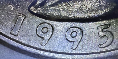 1995 D Quarter W/ Die Crack Errors - Picture 7 of 9