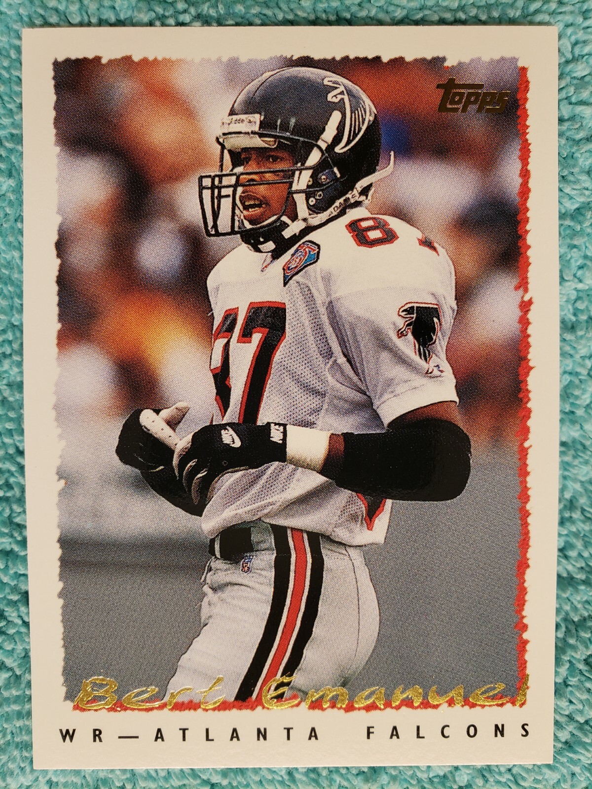 1995 TOPPS BERT EMANUEL #141 ATLANTA FALCONS