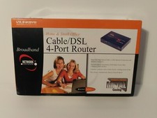 Linksys Cable/DSL 4-Port Router model NR041 metal casing