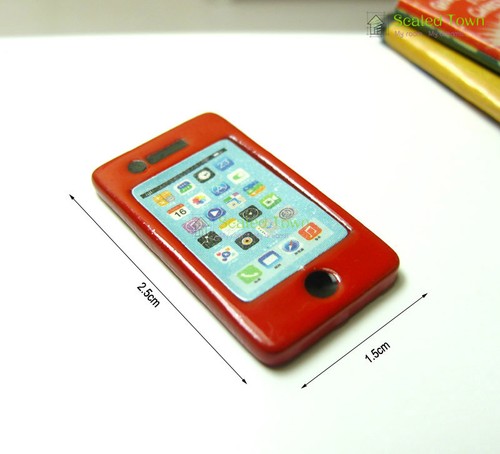 Dollhouse Miniature Mobile Phone Cellphone IPAD Laptop Tablet Computer PC Decor - Picture 34 of 134