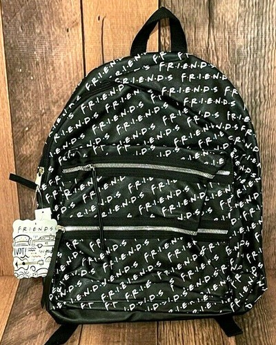 Warner Bros. Friends Rucksack schwarz bedruckt - Bild 1 von 6