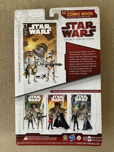 Star Wars Routine Valor Clone Trooper Lieutenant & Clone Trooper Comic Pack SELTEN - Bild 2 von 2