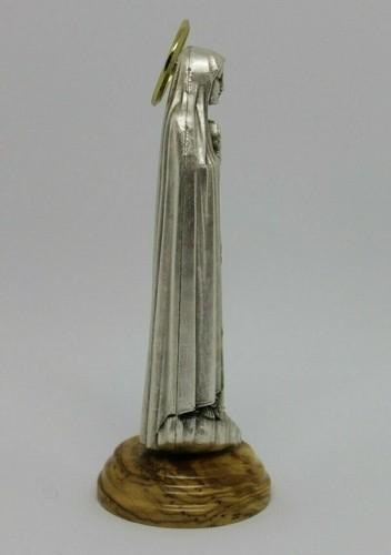 OUR LADY OF FATIMA STATUE Catholic Religious Statue Metalic 13cm - Picture 3 of 4
