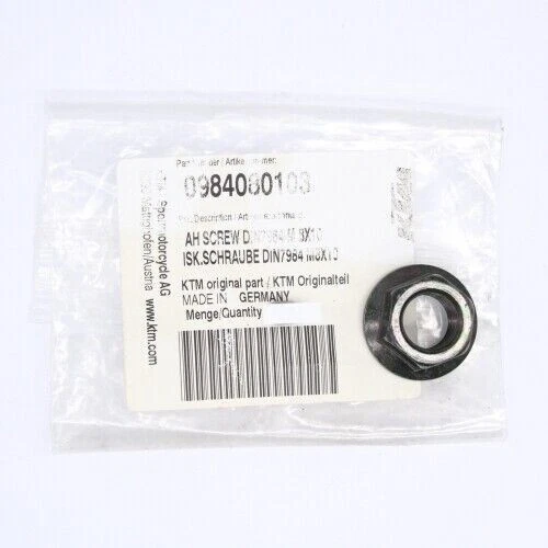 KTM AH Screw DIN7984 M 8x10  OEM 0984080103