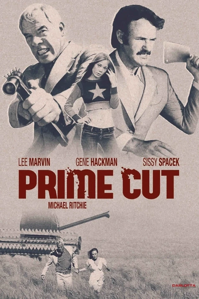 PRIME CUT (1972) Gene Hackman, Lee Marvin - Public Domain DVD NO CASE - Image 2 of 2