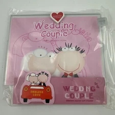 Wedding Couple Glass & Wood Frame  by Creative Design Gift Village 5x4 RARE NEW