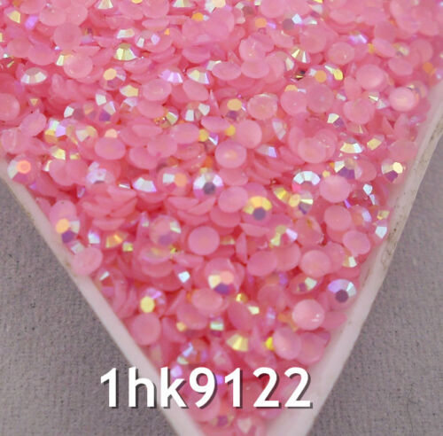 2mm Jelly Ab Resin Crystal Rhinestone Nail Art Rhinestones Use Glue Ss6 - Picture 19 of 25