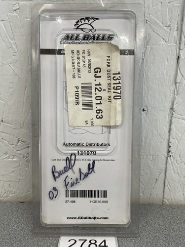 ALL BALLS Dust Seals for Forks #57-108 43x54.5x13.3mm BMW F800 Buell Others - Picture 2 of 2