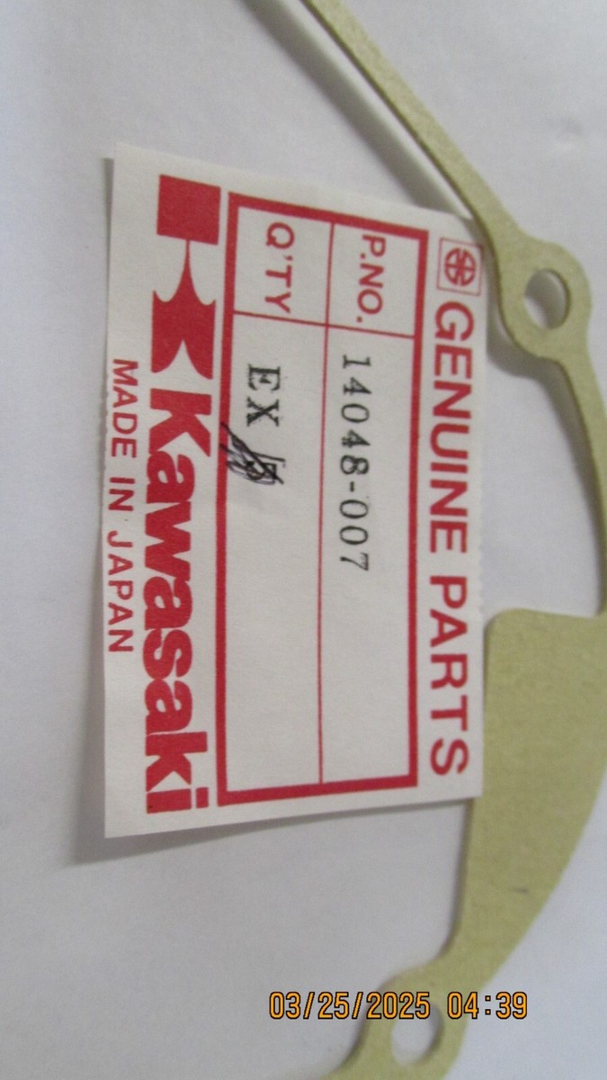Muster Kawasaki NOS Neue 14048-005 Vergaserdeckeldichtung KD KE KS