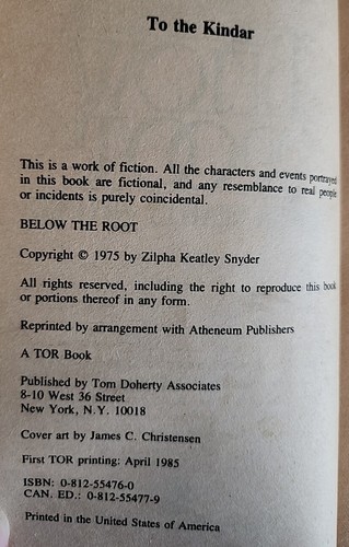 Below The Root & And All Between (Book 1 & 2 Green-sky) By Zilpha Keatley Snyder - Picture 7 of 15