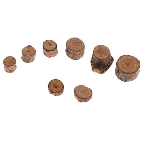 50 Stück Rustikal Natur Rund Holz Scheit Scheiben Holzklotz für Kinder Malen Zum Selbermachen - Bild 8 von 8