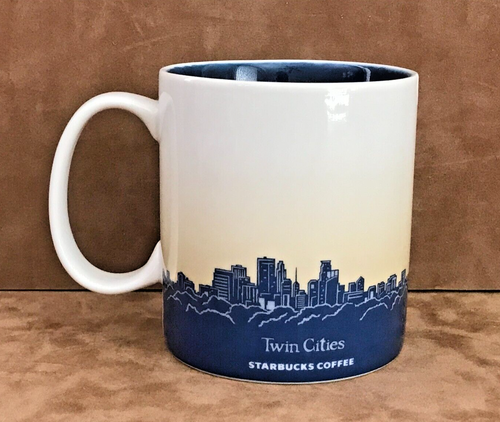 Taza de café Starbucks ~ Twin Cities 2009 Global Icon Collectors Series 16 OZ - Imagen 2 de 5