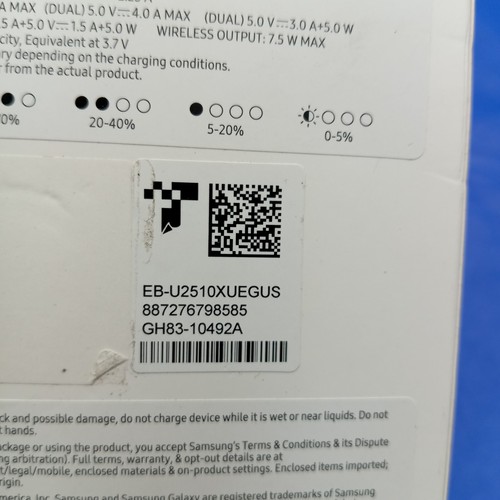 Genuine Samsung Wireless Battery Pack 10,000mAh 25W Power Bank | Beige | Fast - Zdjęcie 10 z 10