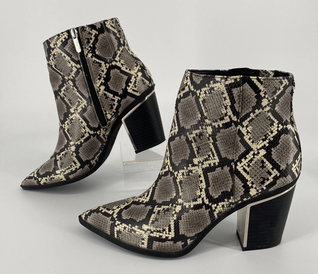 Circus by sam edelman snakeskin booties clearance