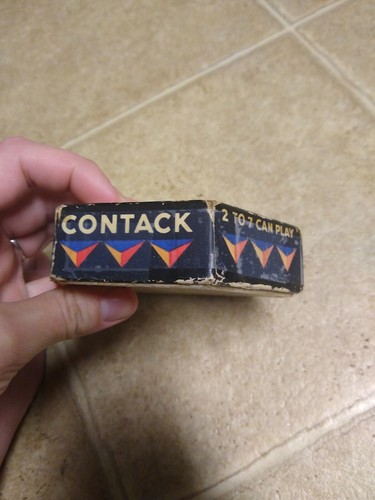MID-CENTURY 1939 PARKER BROS. " CONTACK " GAME 35 pieces, missing 1, vintage - Picture 4 of 11