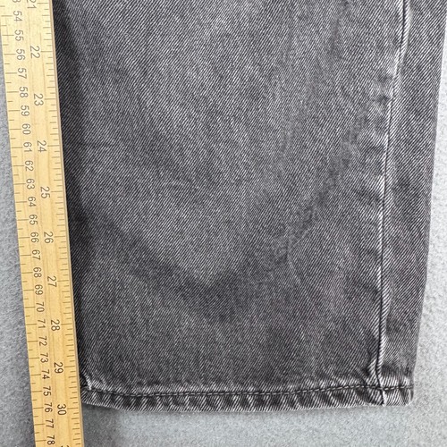 Levis Jeans Women 31x30 Black '94 Baggy Wide Leg Denim Y2K Skater Gothic - Picture 8 of 13