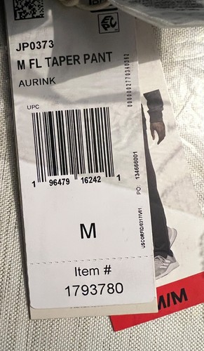 Neu! Adidas Herren M FL Taper Hose Navy Blau JP0373 Größe Medium Neu mit Etikett - Bild 3 von 4