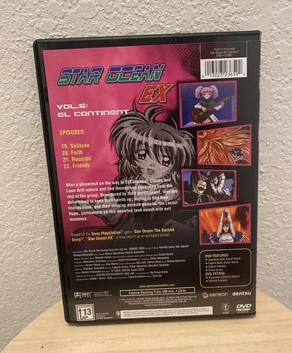 Star Ocean EX Complete Box Set Volumes 1-6 DVD Limited Edition Anime | Geneon - Picture 12 of 14