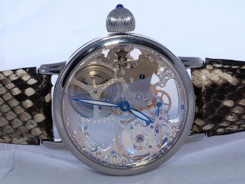 KRIEGER SKELETON K7007 stainless steel Watch. Limited Edition 395 / 2000. BOXED - Picture 7 of 20