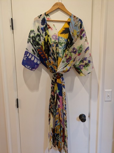 Julia Heuer Shibori Pleated Jacket/Wrap, GORGEOUS. Excellent condition, rare!! - Picture 4 of 11