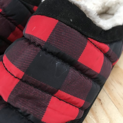 Old Navy Slippers Womens 8-9 Puffa Slide Mules Multicolor Comfort Round Plaid - Picture 12 of 16