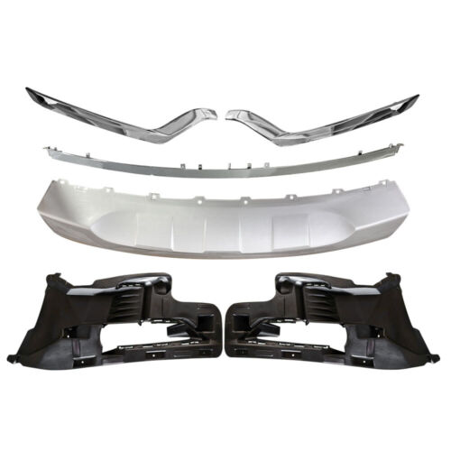 Six-piece Set Front Bumper Trim Parts Plastic Suit For 2018-2019 Ford Explorer - Picture 4 of 10