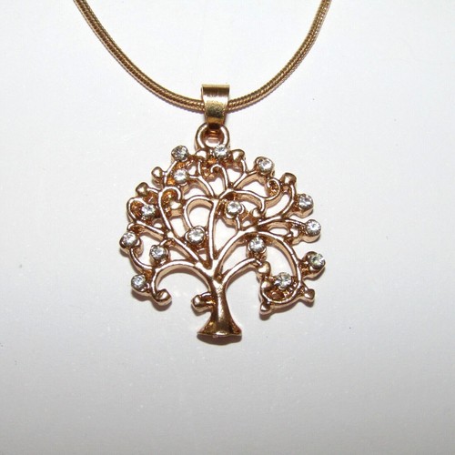 TREE OF LIFE gemstone wire wrapped pendants necklaces earrings sets ladies gifts - Picture 59 of 74