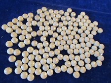 160   1/2" Maple Wood Mushroom Buttons Furniture Screw Hole Cover Plugs  A36