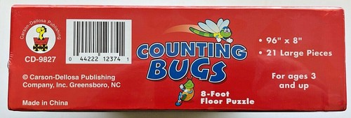 BAMBINI 8 piedi PUZZLE DA PAVIMENTO matematica educativa CONTEGGIO COLEOTTERI/INSETTI CASA SCUOLA - Foto 12 di 12