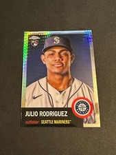 2022 Chrome Platinum Julio Rodriguez Prism Refractor RC #171 -MARINERS-FREE SHIP