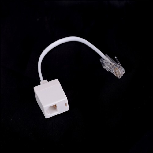 RJ11 6P4C Female To Ethernet RJ45 8P8C Male F/M Adapter Converter Cable Phone-,x