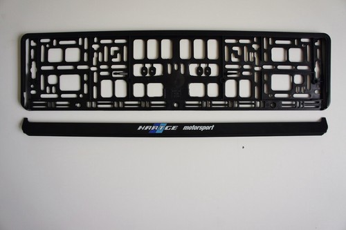 2X Hartge Number Plate Surrounds + soporte interno para matrícula - Imagen 4 de 11