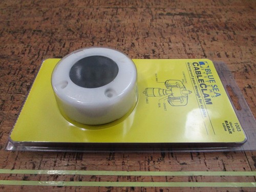 *NEW* 0750 Blue Sea CABLE CLAM WATERPROOF PASS-THROUGH 1003 1003-BSS - Picture 8 of 10