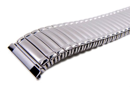 Minott Flex Band Ersatzband Uhrenarmband Edelstahl Zugband 20mm 21129 - Bild 3 von 3